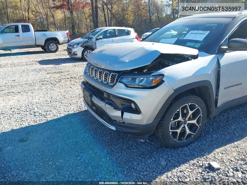 2025 JEEP COMPASS VIN 3C4NJDCN0ST535997 — фото 6