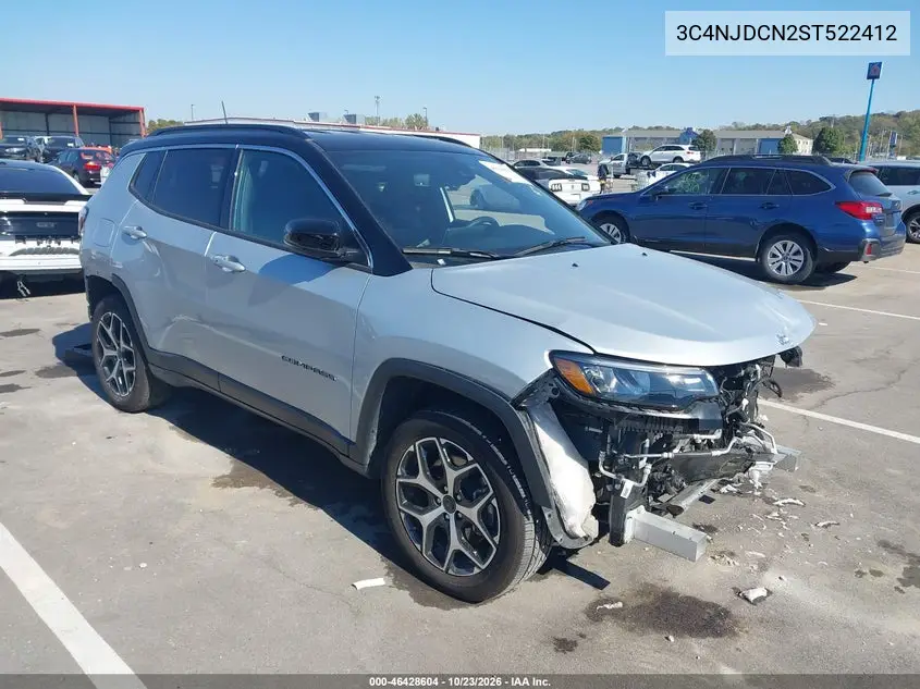JEEP COMPASS 2025, VIN 3C4NJDCN2ST522412
