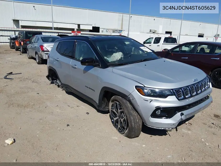 JEEP COMPASS 2025, VIN 3C4NJDCN4ST605629