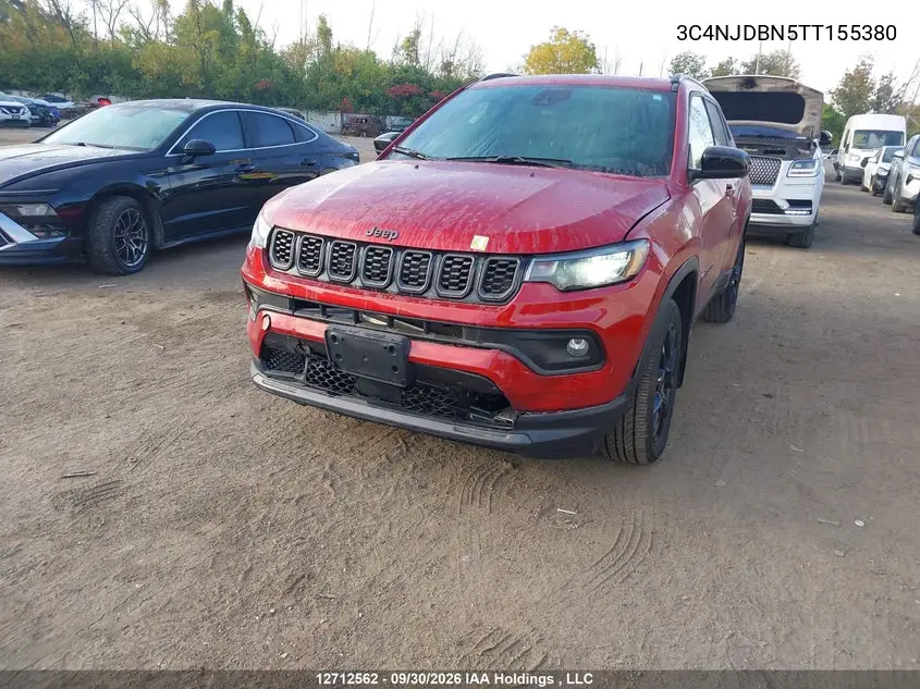 2026 JEEP COMPASS VIN 3C4NJDBN5TT155380 — фото 2