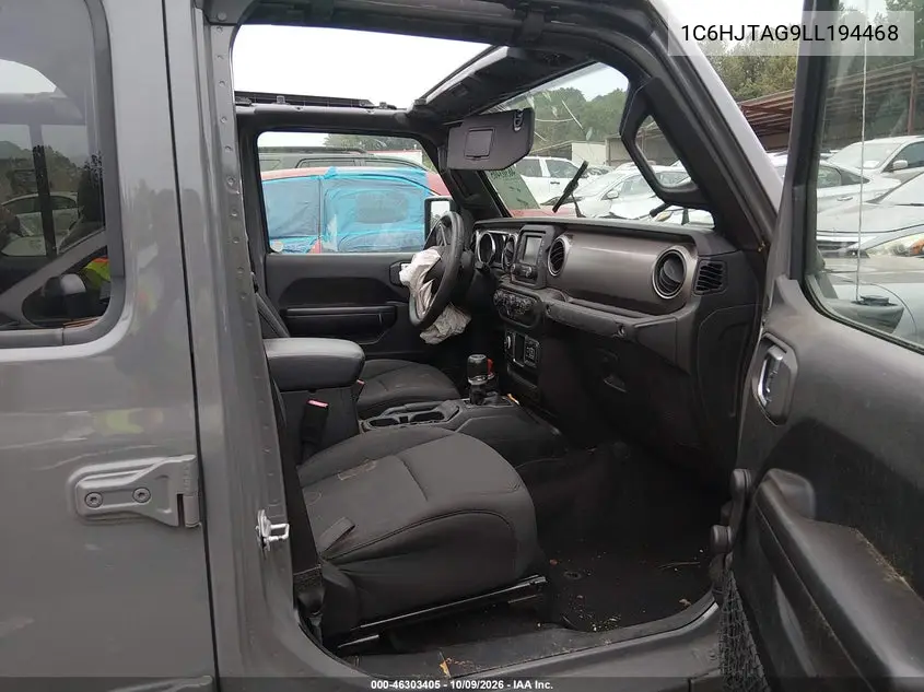 2020 JEEP GLADIATOR VIN 1C6HJTAG9LL194468 — фото 5