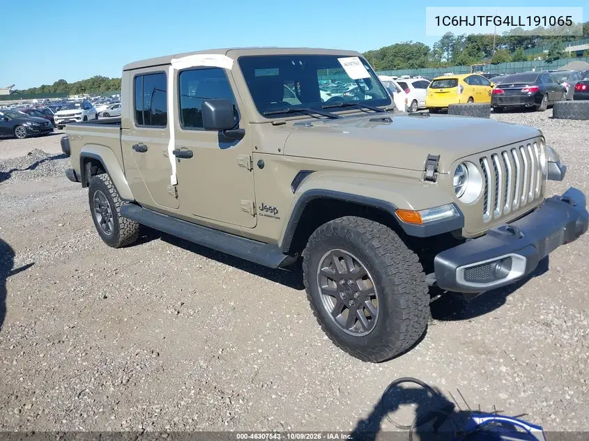 JEEP GLADIATOR 2020, VIN 1C6HJTFG4LL191065