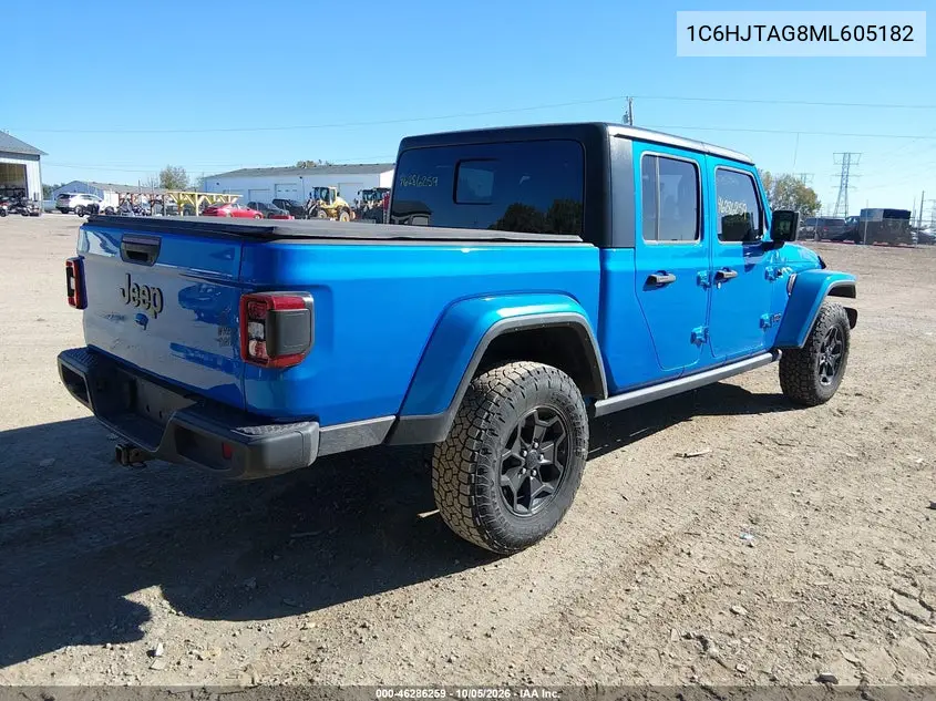 2021 JEEP GLADIATOR VIN 1C6HJTAG8ML605182 — фото 4