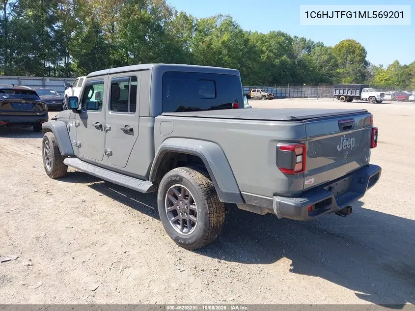 2021 JEEP GLADIATOR VIN 1C6HJTFG1ML569201 — фото 3