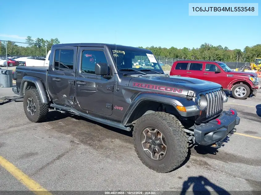 JEEP GLADIATOR 2021, VIN 1C6JJTBG4ML553548