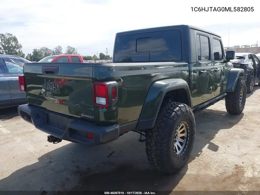 2021 JEEP GLADIATOR VIN 1C6HJTAG0ML582805 — фото 4