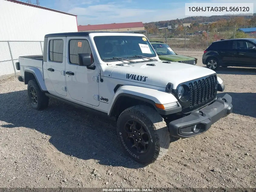 JEEP GLADIATOR 2023, VIN 1C6HJTAG3PL566120
