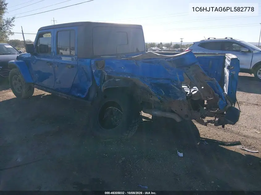 2023 JEEP GLADIATOR VIN 1C6HJTAG6PL582778 — фото 3