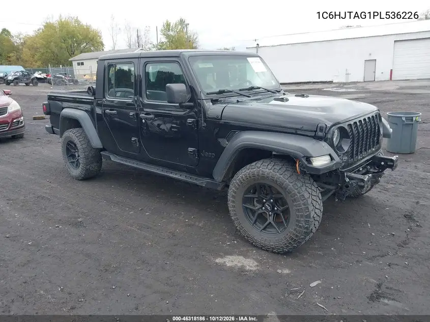 JEEP GLADIATOR 2023, VIN 1C6HJTAG1PL536226