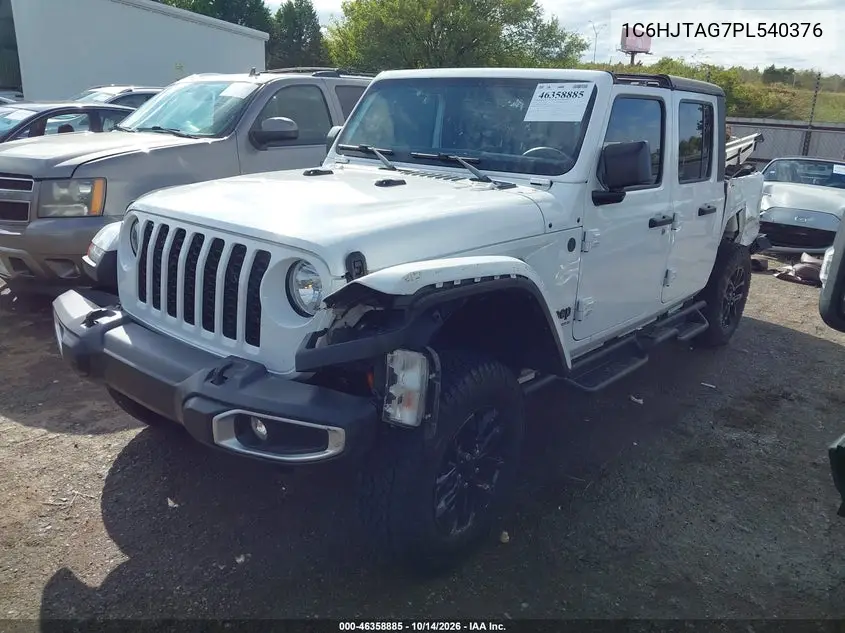 2023 JEEP GLADIATOR VIN 1C6HJTAG7PL540376 — фото 2