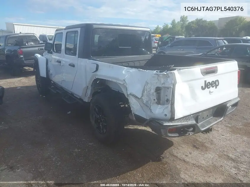 2023 JEEP GLADIATOR VIN 1C6HJTAG7PL540376 — фото 3