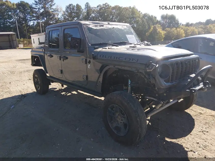 JEEP GLADIATOR 2023, VIN 1C6JJTBG1PL503078