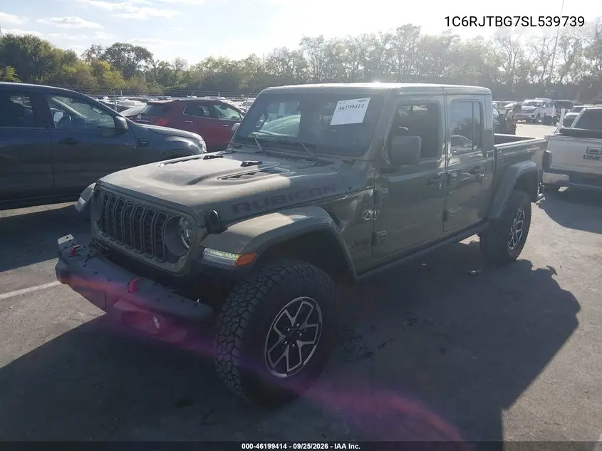 2025 JEEP GLADIATOR VIN 1C6RJTBG7SL539739 — фото 2