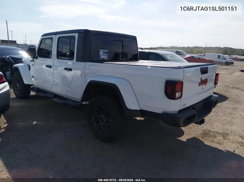 2025 JEEP GLADIATOR VIN 1C6RJTAG1SL501151 — фото 3