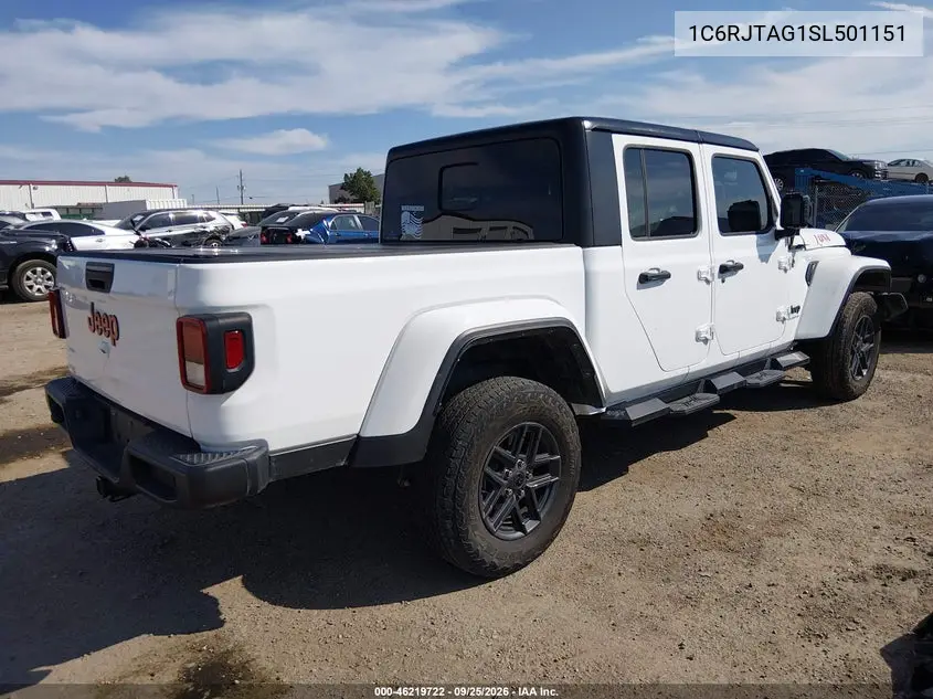2025 JEEP GLADIATOR VIN 1C6RJTAG1SL501151 — фото 4