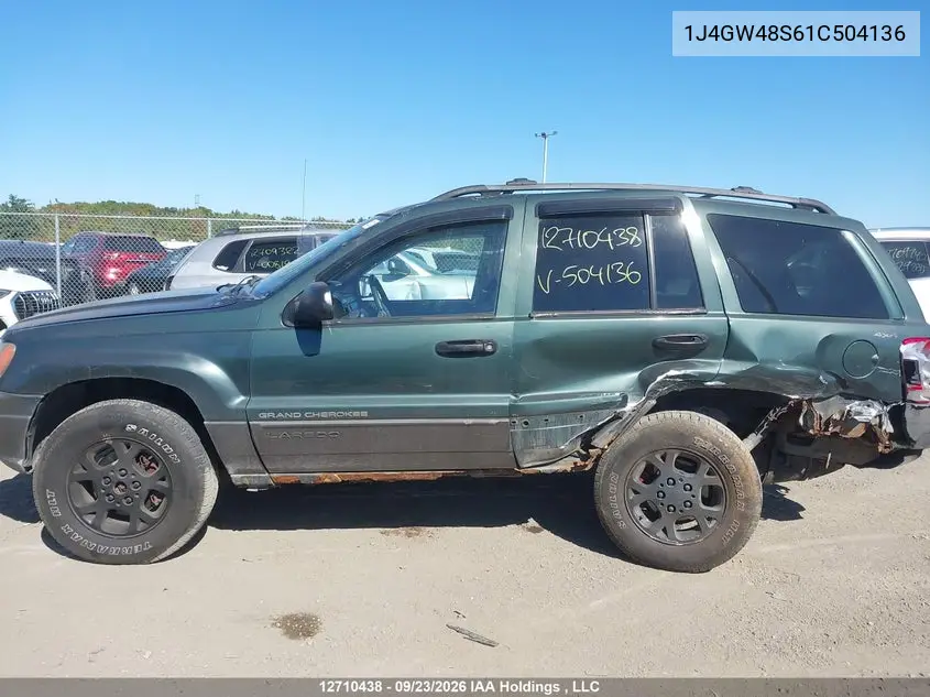 2001 JEEP GRAND CHEROKEE VIN 1J4GW48S61C504136 — фото 15
