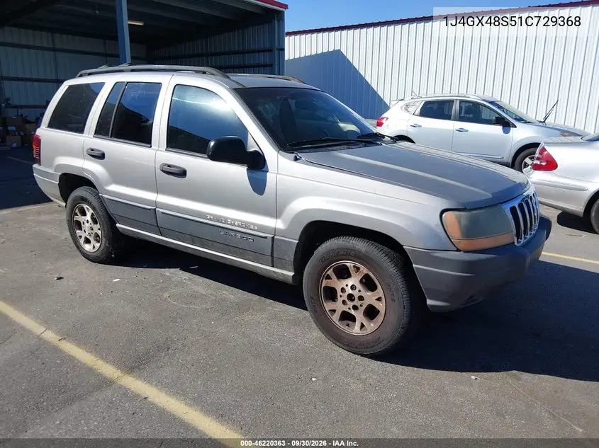 JEEP GRAND CHEROKEE 2001, VIN 1J4GX48S51C729368