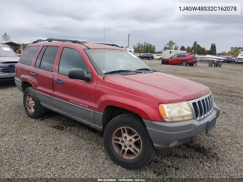 JEEP GRAND CHEROKEE 2002, VIN 1J4GW48S32C162078