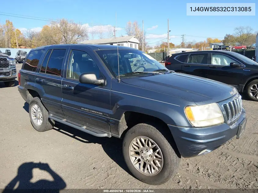 JEEP GRAND CHEROKEE 2002, VIN 1J4GW58S32C313085