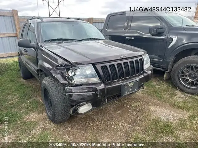 JEEP GRAND CHEROKEE 2004, VIN 1J4GW48S44C133482