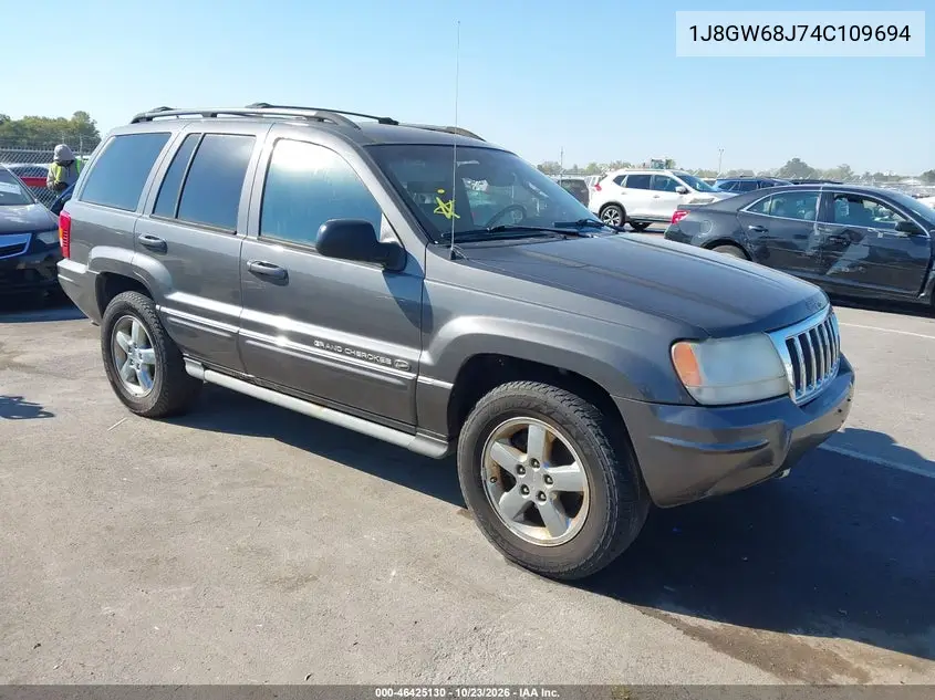 JEEP GRAND CHEROKEE 2004, VIN 1J8GW68J74C109694