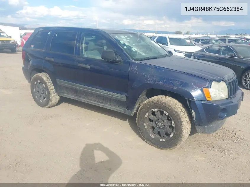 JEEP GRAND CHEROKEE 2005, VIN 1J4GR48K75C662384