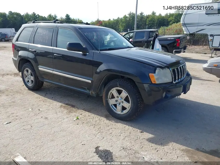 JEEP GRAND CHEROKEE 2005, VIN 1J4HR58285C521690