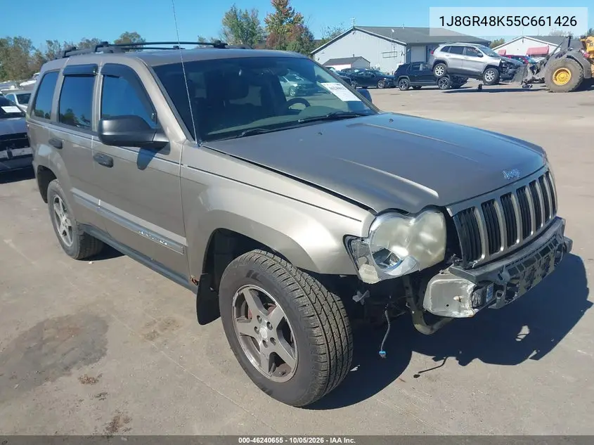 JEEP GRAND CHEROKEE 2005, VIN 1J8GR48K55C661426