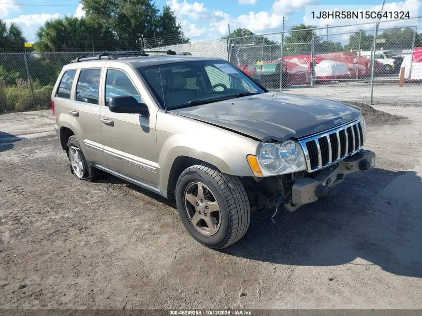 JEEP GRAND CHEROKEE 2005, VIN 1J8HR58N15C641324