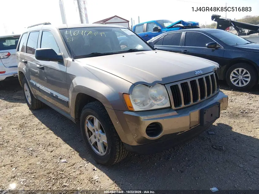 JEEP GRAND CHEROKEE 2005, VIN 1J4GR48K85C516883