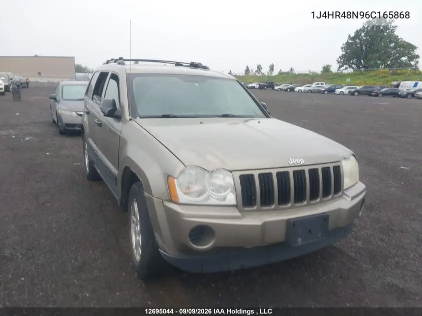 JEEP GRAND CHEROKEE 2006, VIN 1J4HR48N96C165868