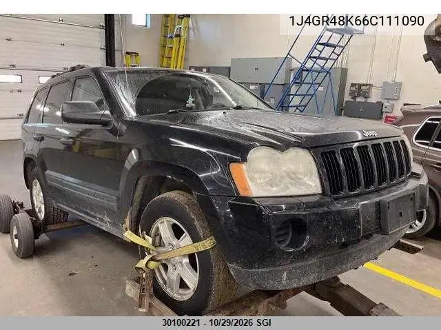 JEEP GRAND CHEROKEE 2006, VIN 1J4GR48K66C111090