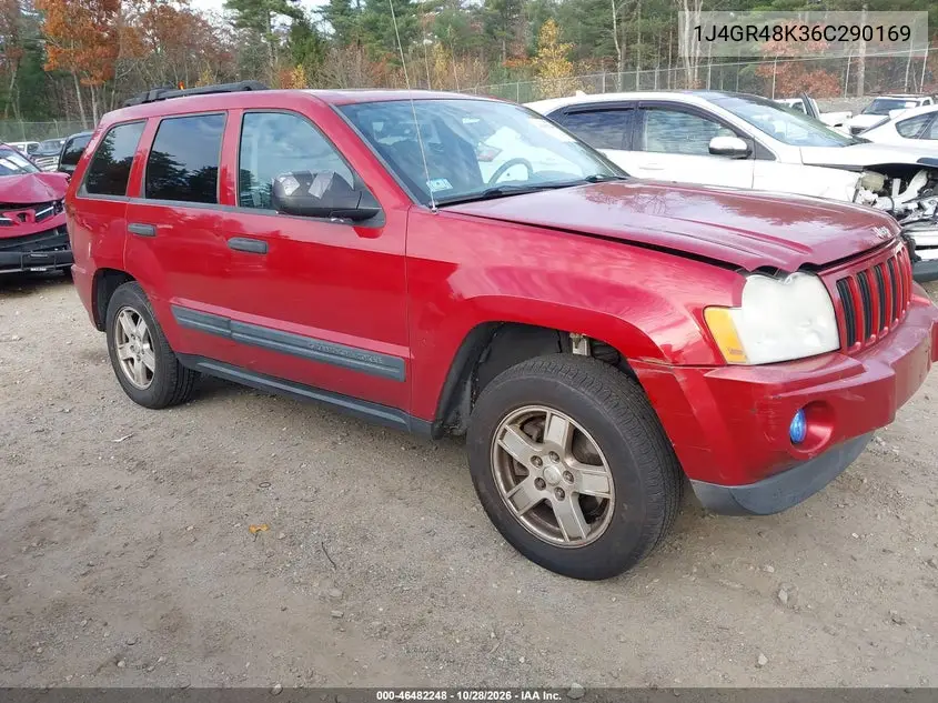 JEEP GRAND CHEROKEE 2006, VIN 1J4GR48K36C290169