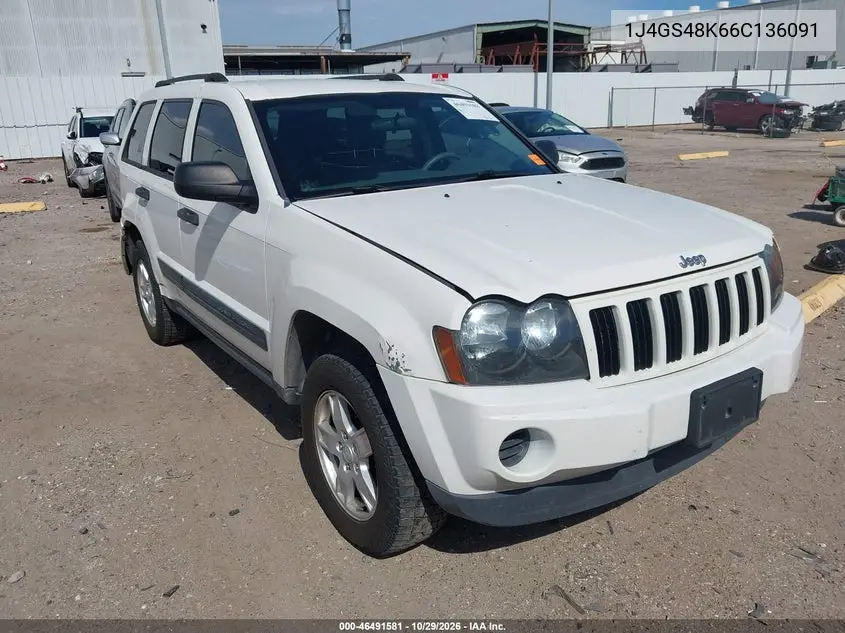 JEEP GRAND CHEROKEE 2006, VIN 1J4GS48K66C136091