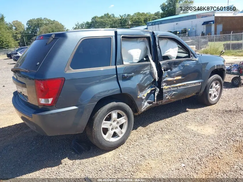 2007 JEEP GRAND CHEROKEE VIN 1J8GS48K87C601860 — фото 4