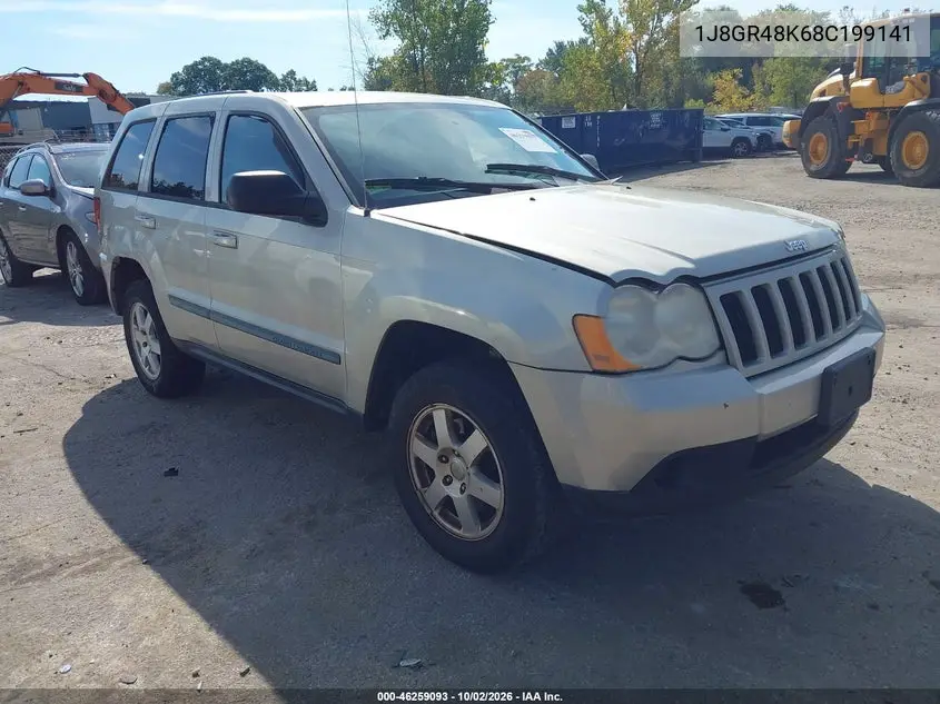 JEEP GRAND CHEROKEE 2008, VIN 1J8GR48K68C199141