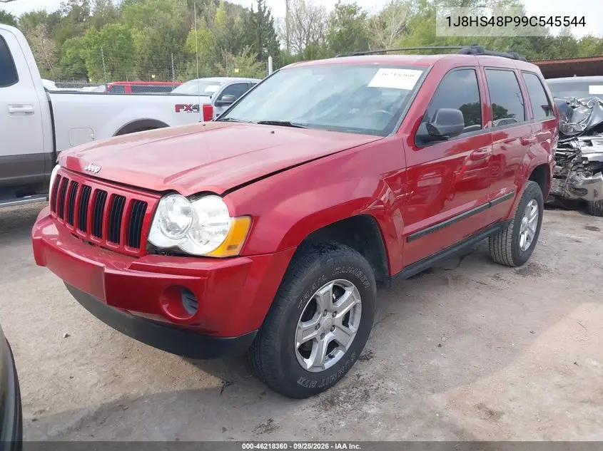 2009 JEEP GRAND CHEROKEE VIN 1J8HS48P99C545544 — фото 2