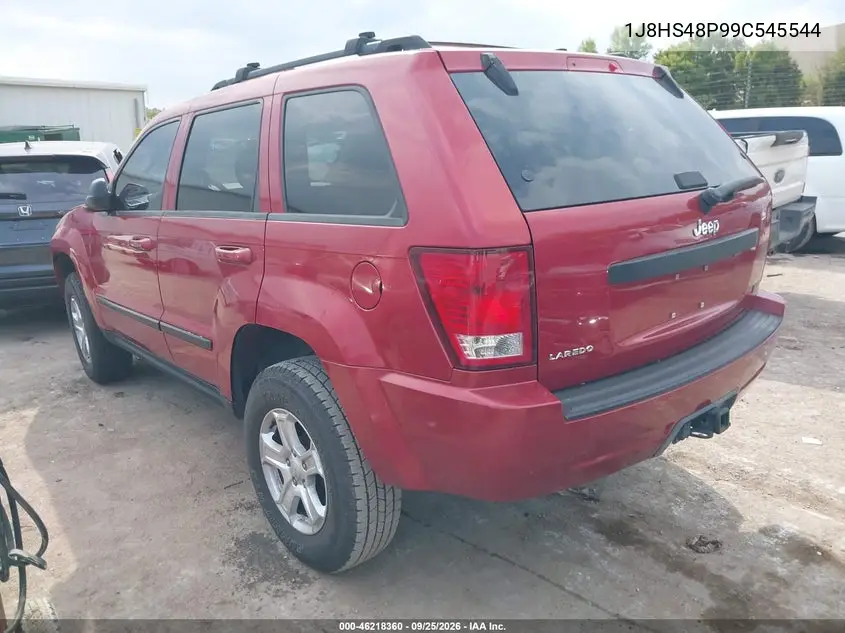 2009 JEEP GRAND CHEROKEE VIN 1J8HS48P99C545544 — фото 3