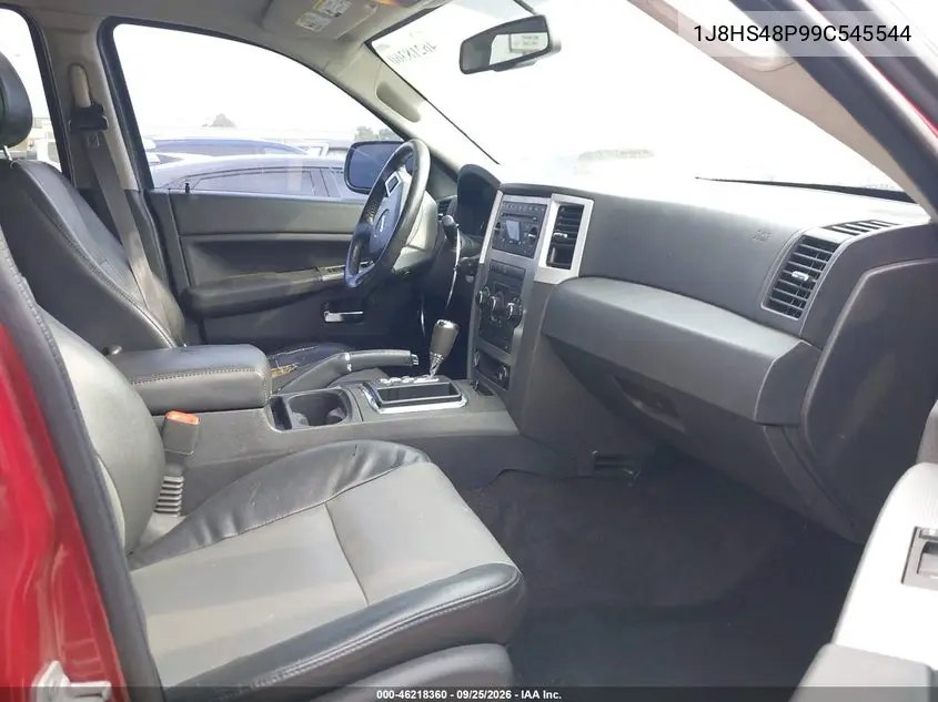2009 JEEP GRAND CHEROKEE VIN 1J8HS48P99C545544 — фото 5