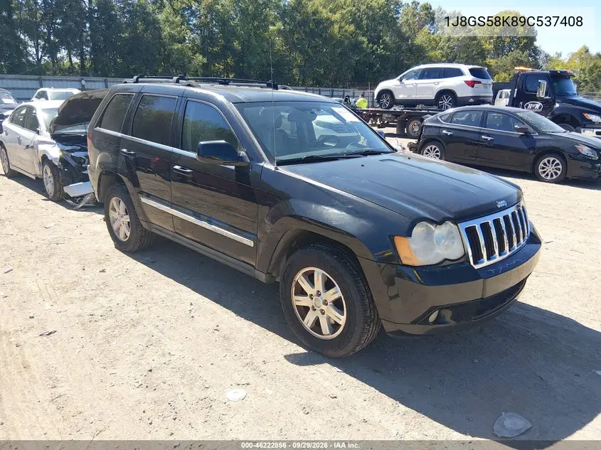 JEEP GRAND CHEROKEE 2009, VIN 1J8GS58K89C537408