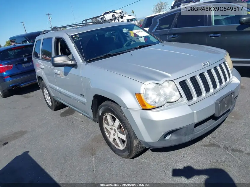JEEP GRAND CHEROKEE 2009, VIN 1J8GR48KX9C549517