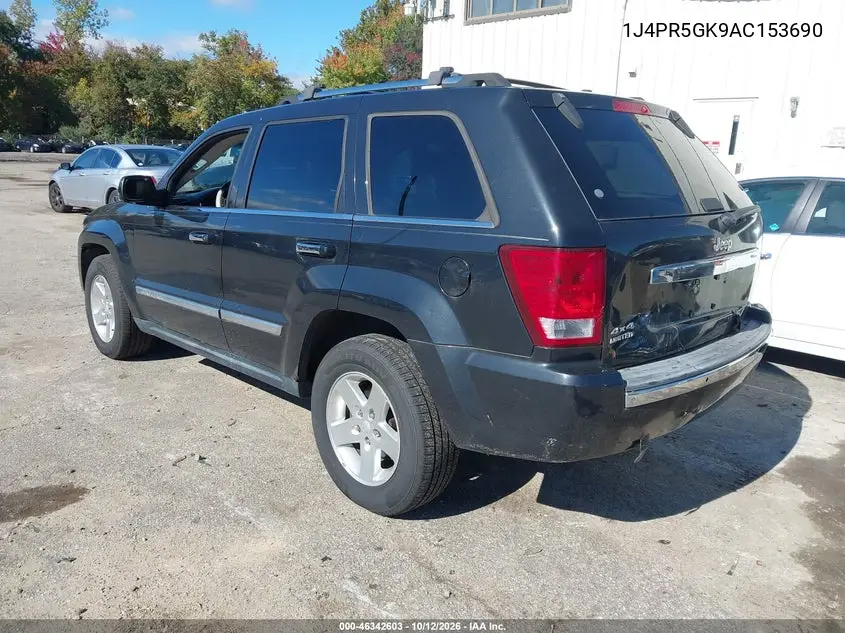 2010 JEEP GRAND CHEROKEE VIN 1J4PR5GK9AC153690 — фото 3