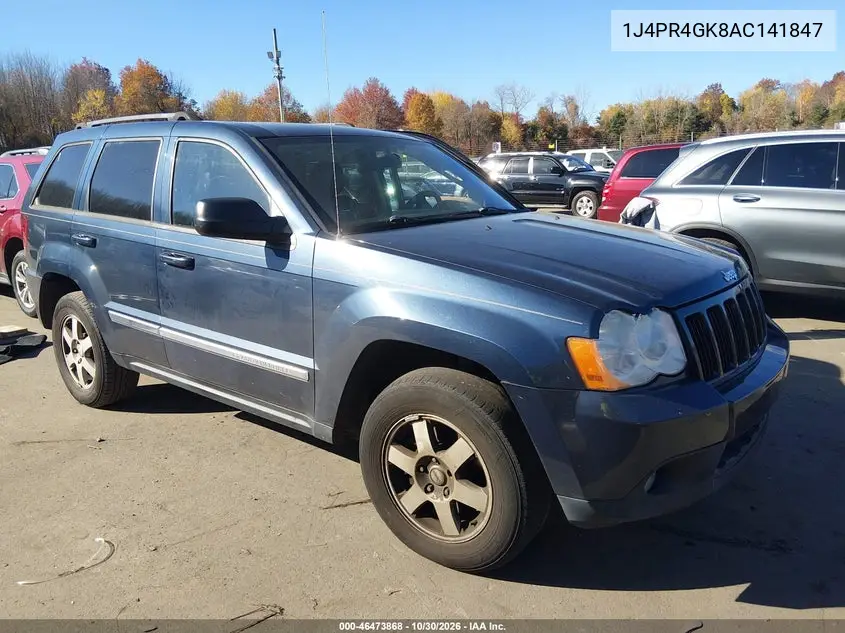 JEEP GRAND CHEROKEE 2010, VIN 1J4PR4GK8AC141847