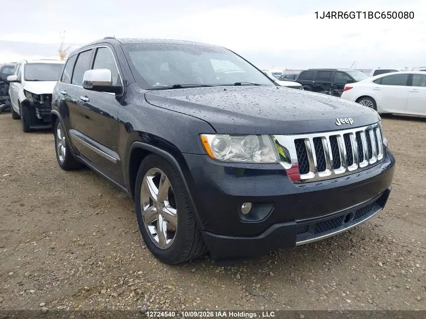 JEEP GRAND CHEROKEE 2011, VIN 1J4RR6GT1BC650080