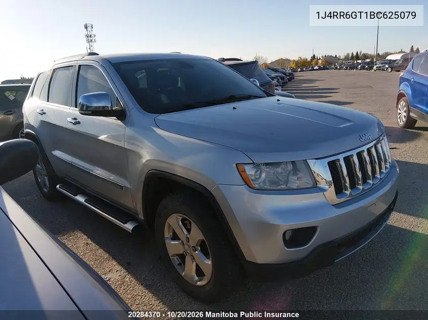 JEEP GRAND CHEROKEE 2011, VIN 1J4RR6GT1BC625079