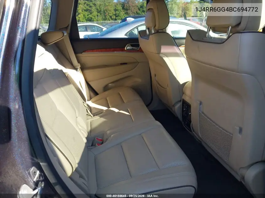 2011 JEEP GRAND CHEROKEE VIN 1J4RR6GG4BC694772 — фото 8