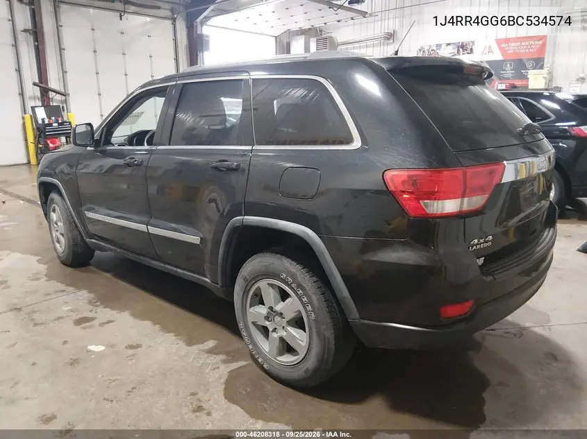 2011 JEEP GRAND CHEROKEE VIN 1J4RR4GG6BC534574 — фото 3