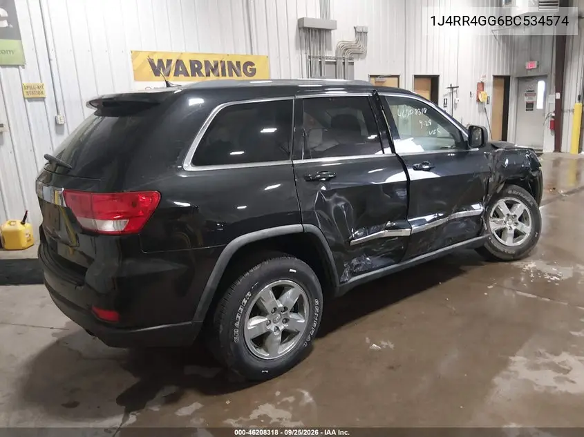 2011 JEEP GRAND CHEROKEE VIN 1J4RR4GG6BC534574 — фото 4