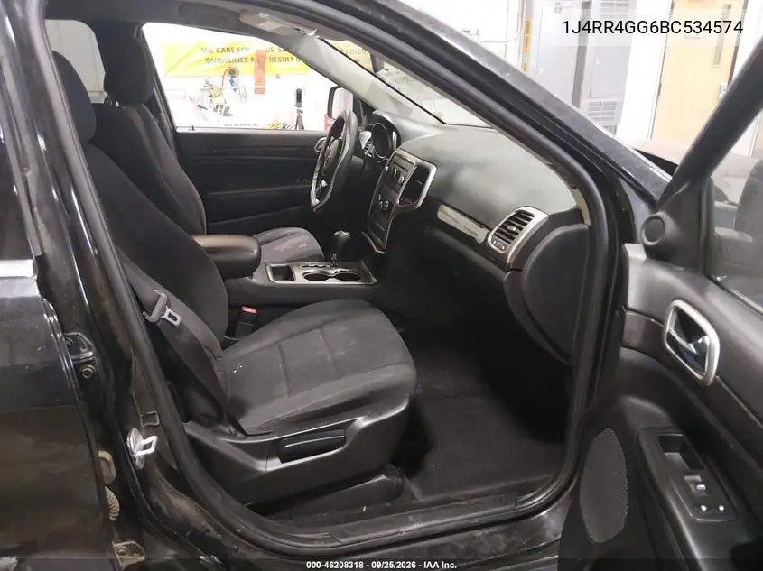 2011 JEEP GRAND CHEROKEE VIN 1J4RR4GG6BC534574 — фото 5