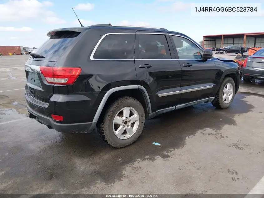 2011 JEEP GRAND CHEROKEE VIN 1J4RR4GG6BC523784 — фото 4